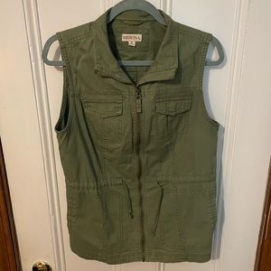 Army green vest